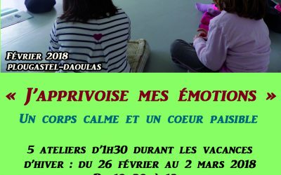 Hiver 2018 : Stage Enfants « J’apprivoise mes émotions »
