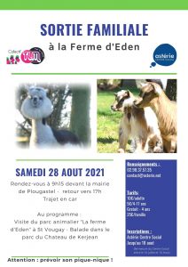 Sortie familiale au parc animalier « La Ferme d’Eden » à Saint Vougay