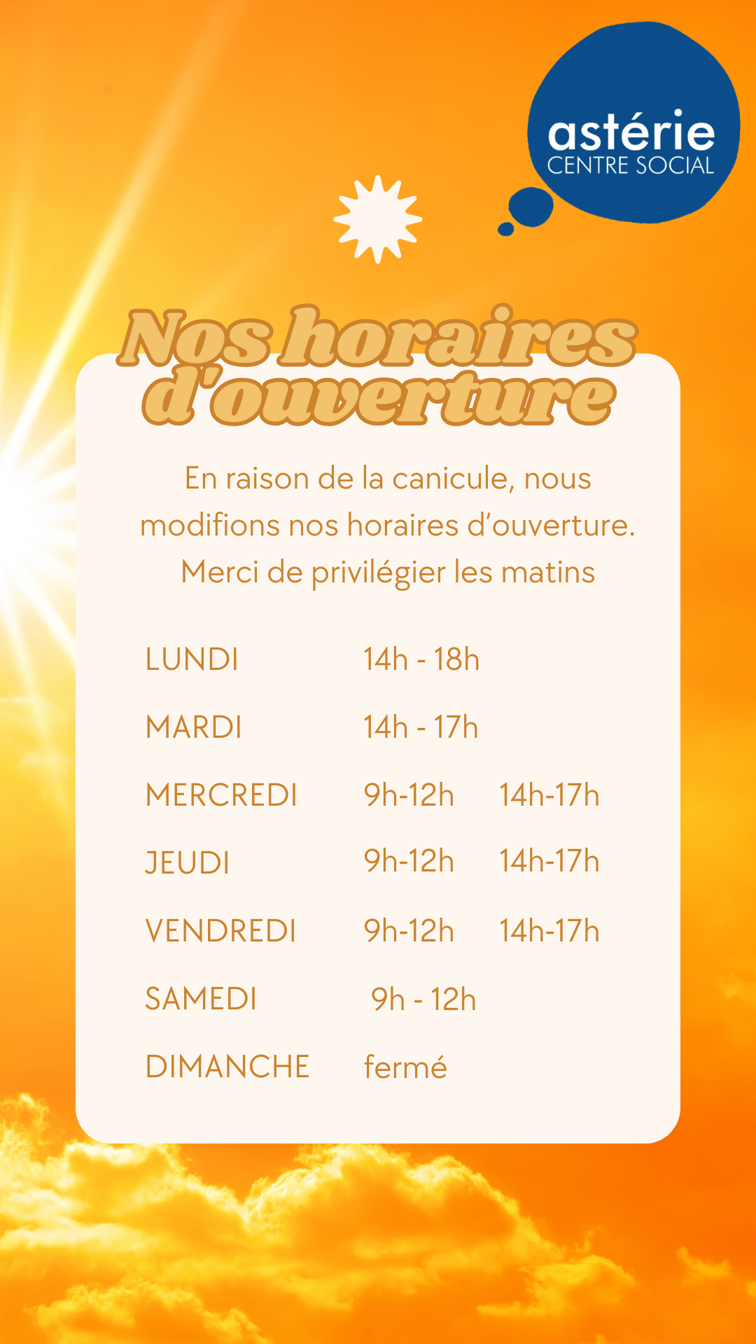 Horaires Ouverture Asterie canicule (1)