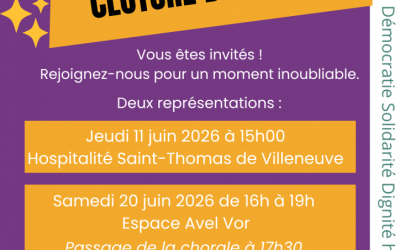 Concert de fin d’année de l’atelier de chant