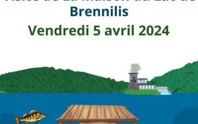 Visite de la maison du lac de Brennilis et restaurant à Brasparts 5 avril 2024