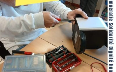 Atelier réparation! Réparer oui! Mais pas seul.e.s!
