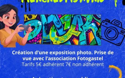 Journée Street Art Mercredi 15 Avril 2026 tout public!