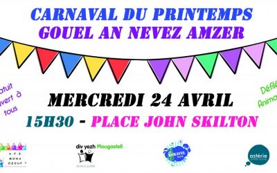 Carnaval de Printemps: Mercredi 24 Avril