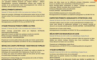 SEMAINES DE LA PARENTALITE – PROGRAMME